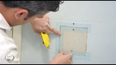 How 2 For U Drywall Repair Patching A Large Hole In Your Wall Youtube