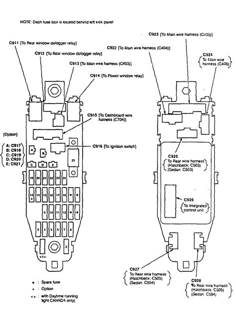 2002 acura rsx interior fuse box diagram. Acura Integra (1990 - 1991) - fuse box diagram - Auto Genius
