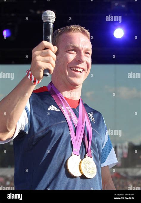 Sir Chris Hoy Two Times Olympic Gold Medalist For The Cycling Mens