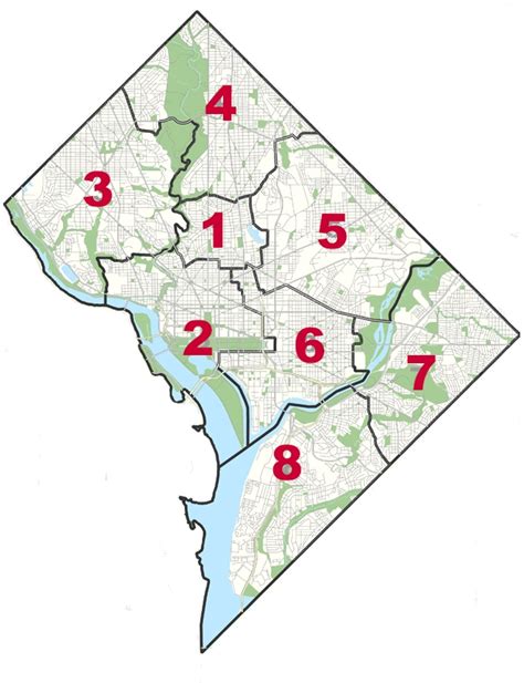 Map Of Dc Wards