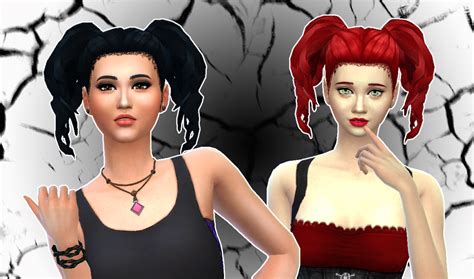 Mystufforigin Twist Pigtails Hair Sims 4 Hairs Vrogue