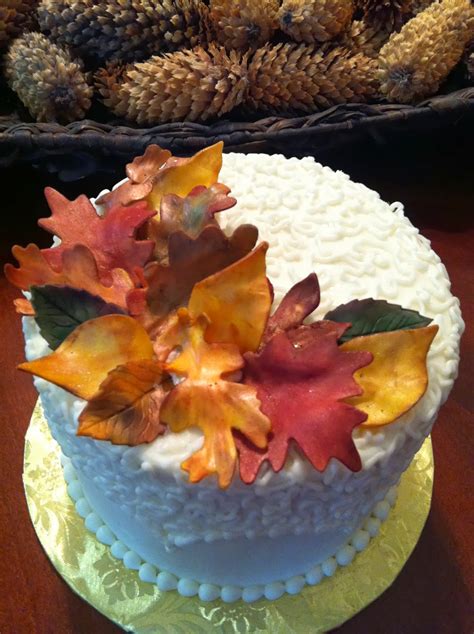 Cake Concepts By Cathy Autumn And Fall Leaves