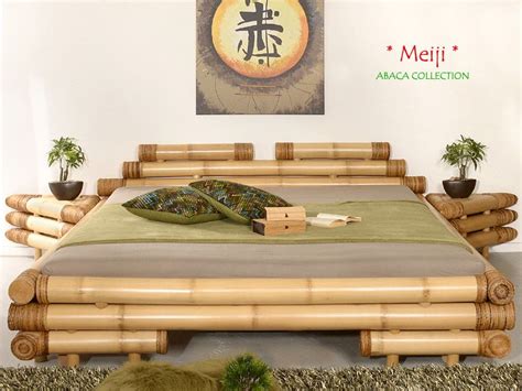 Ich verkaufe dieses wunderschöne, seltene tagesbett. MEIJI Designer Bambusbett 200x220 | ABACA COLLECTION ...