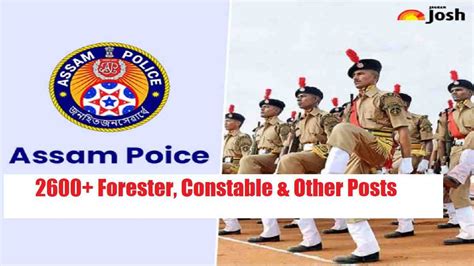 Assam Police Recruitment Apply Online For Posts Of Forester