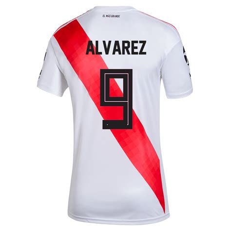 Contains any racism or violence Hombre Fútbol Camiseta Julian Alvarez #9 1ª Equipación ...