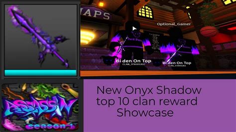 New Onyx Shadow Top 10 Clan Reward Showcase YouTube