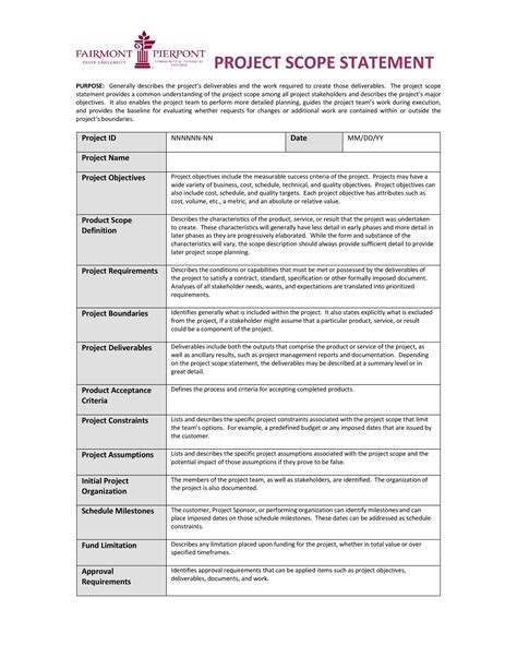 Project Documentation Examples Free Online Document