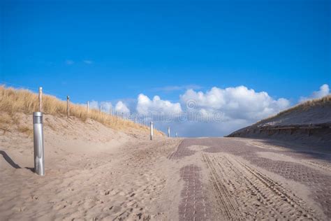 Way To The Beach On The Dutch North Sea Coast Stock Photo Image Of