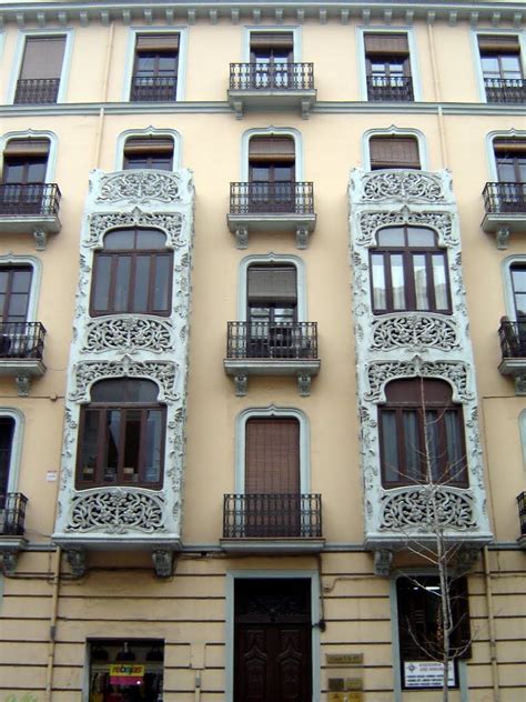 Photo Of Granada Modernista Facades In Gran Via De Colón Spanish