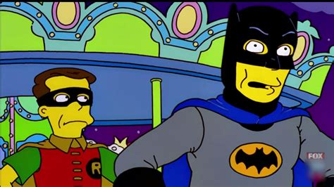 The Simpsons Adam West Is The Best Batman Season 14 Ep 4 Youtube