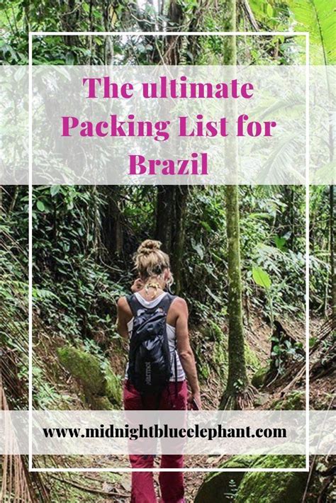 The Ultimate Packing List For Brazil Ultimate Packing List Europe