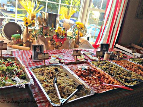 We want our clients to build their own menu. Max's Italian Themed Birthday Party | Finding Silver Linings