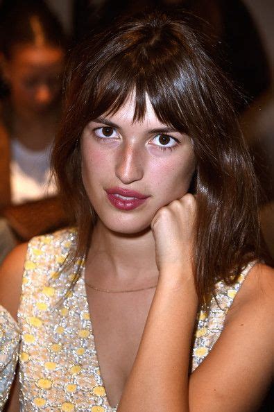 Jeanne Damas With The Perfect Fringe Long Hair With Bangs Jeanne