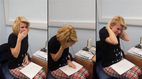 Touching Moment Deaf Woman Breaks Down After Hearing For First Time