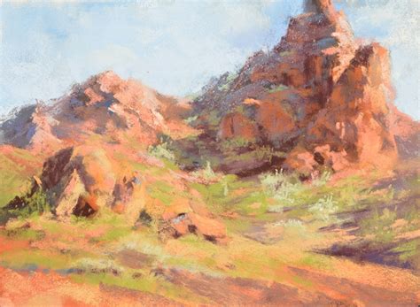 Red Rock Mountains Sharon Bamber Fine Art