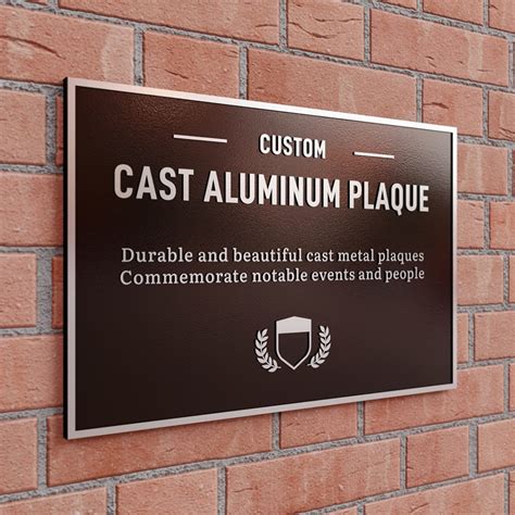 Aluminum Plaque Woodland Manufacturing