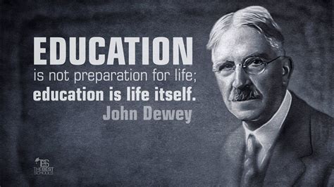 John Dewey On Education Being Life Itself John Dewey Quotes John