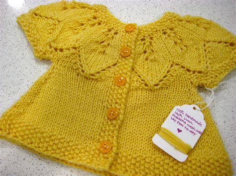 So Sue Knitted Baby Girl Sweater