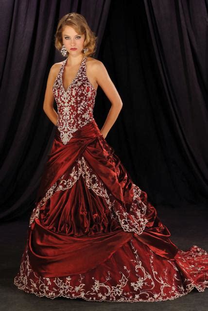 Red bridesmaid dresses | dress for the wedding. bridal style and wedding ideas: Red Wedding Dresses