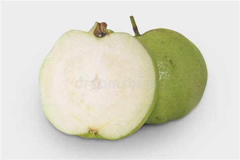 The Seedless Guava On White Background Stock Photo Image Of Healthy