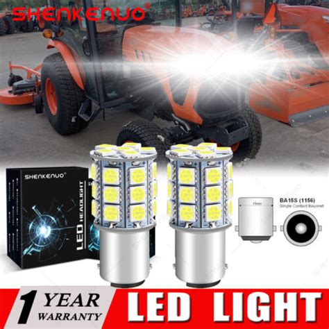 2 Super Led Light Bulbs For Kubota B2301 B2320 B2601 B2650 B2920 B3350