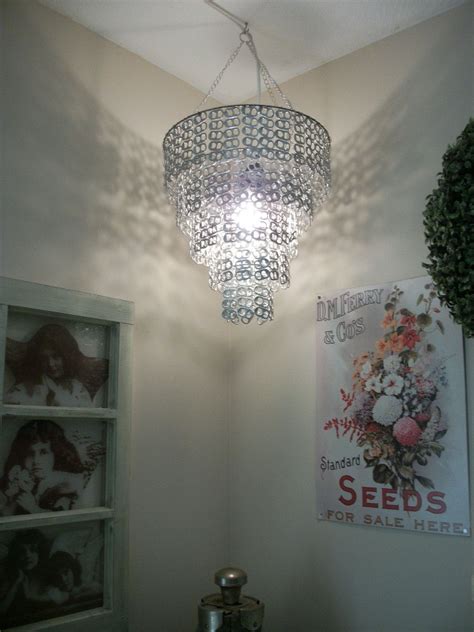 You can hang an elegant chandelier in your home without breaking your bank simply by making one. Soda Pop Tab Faux Chandelier Pendant Lamp Shade. $50.00 ...
