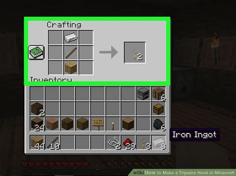 Tripwire Hook Minecraft Crafting Recipe - How to Make a Tripwire Hook in Minecraft: 13 Steps (with Pictures)