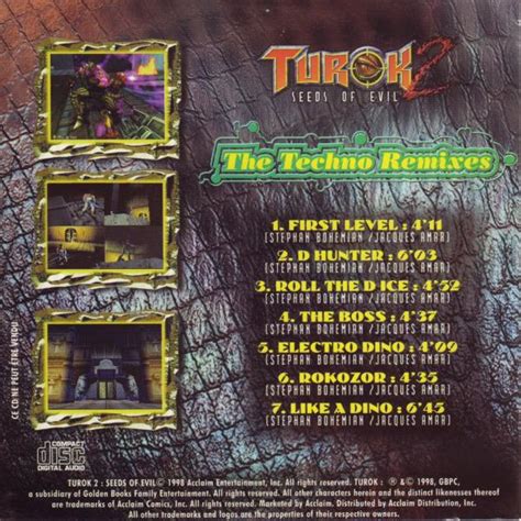 Turok 2 Seeds Of Evil The Techno Remixes музыка из игры