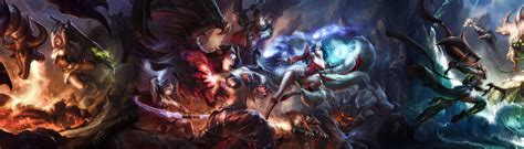 League Of Legends Dual Screen Wallpapers Top Free League Of Legends