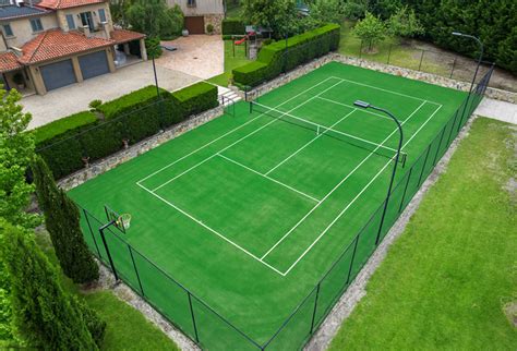 Synthetic Grass Tennis Court Surfaces Apt Asia Pacific