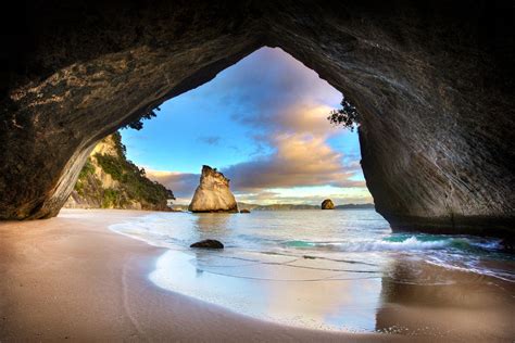 Cathedral Cove Sea Cave Coromandel New Zealand A Photo On Flickriver
