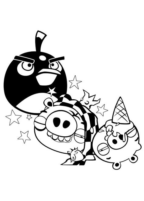 Dibujos De Angry Birds Para Colorear