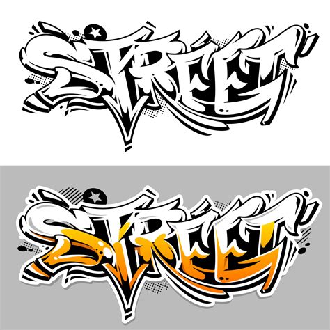Street Graffiti Vector Lettering 330282 Vector Art At Vecteezy