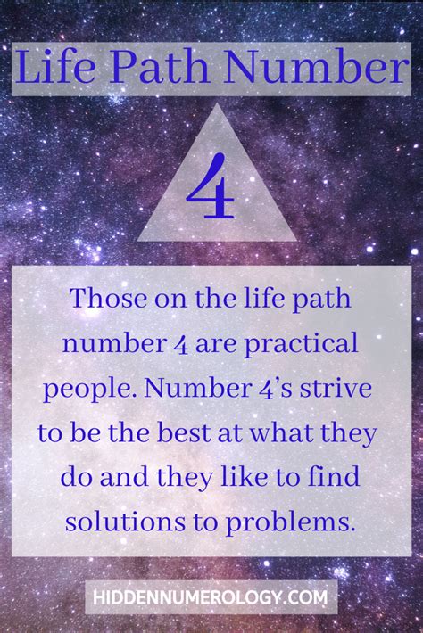 Life Path Number 4 Numerology Life Path Life Path Life Path Number
