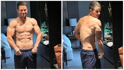 Mark Wahlberg Shows Off His New Shredded Physique With Sculpted Abs