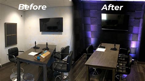 How To Make A Podcast Room Before Vs After Youtube
