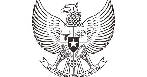 Logo Pancasila Hitam Putih Vector Cdr Png Hd Biologizone