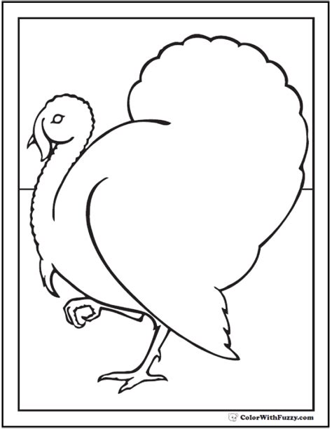 44 Best Ideas For Coloring Turkey Outline Coloring Page