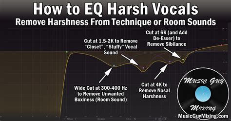 How To Eq Harsh Vocals To Smooth Them Out Music Guy Mixing