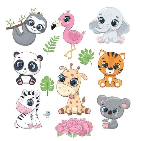 Cute Zoo Animals Clipart Png Eps Australian Animals Clipart Jungle