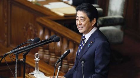 Japanese Pm Opens New Session Of Parliament Youtube