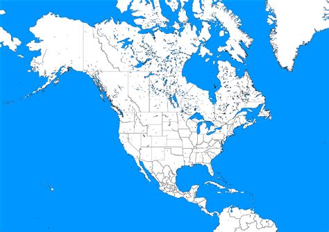 Blank Political Map Of North America Hot Sex Picture