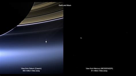 Incredible Images Of Earth From Saturn And Mercury
