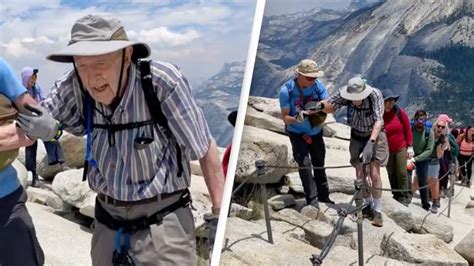 93 Year Old Us Man Becomes Oldest Known Person To Climb Yosemites Half Dome