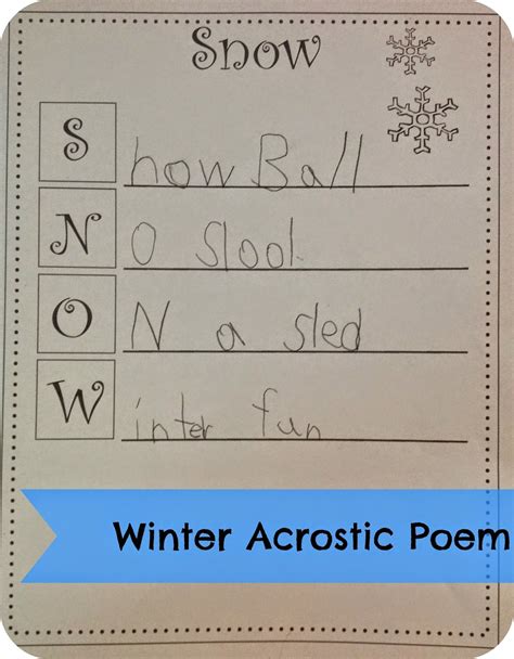Joyful Learning In Kc 3 Snow Word Work Stations
