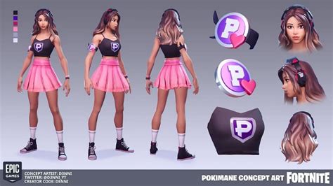 Pokimane Dares Fortnite To Add Her Icon Series Skin After A Concept