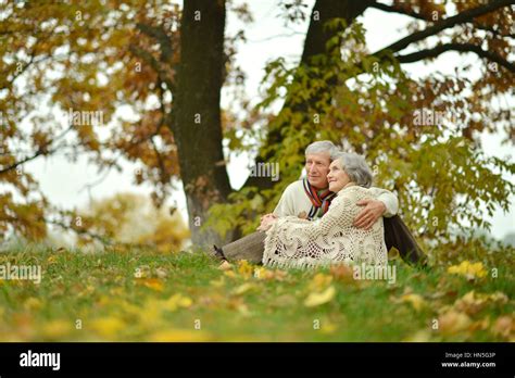 Happy Elderly Couple Stock Photo Alamy