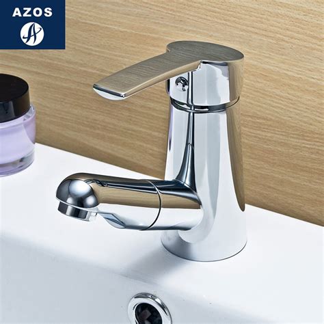 For this price, the chaf single handle bathroom faucet pullout spray in white & chrome is highly recommended and is a popular choice with lots of people. Modern Bathroom Faucet Pull Out Shower Head Nozzle Single ...