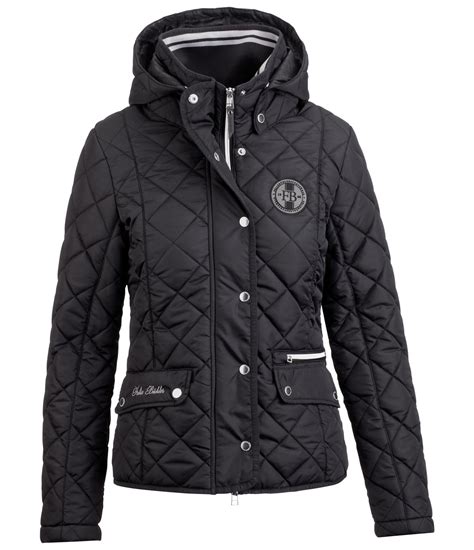 Hooded Quilted Jacket Kendra Winter Riding Jackets Kramer Equestrian