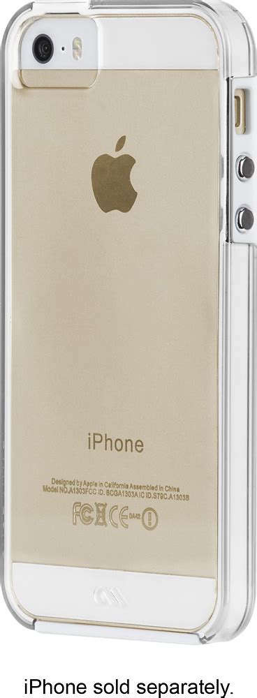 Best Buy Case Mate Tough Naked Back Cover For Apple Iphone S And Se St Generation Clear